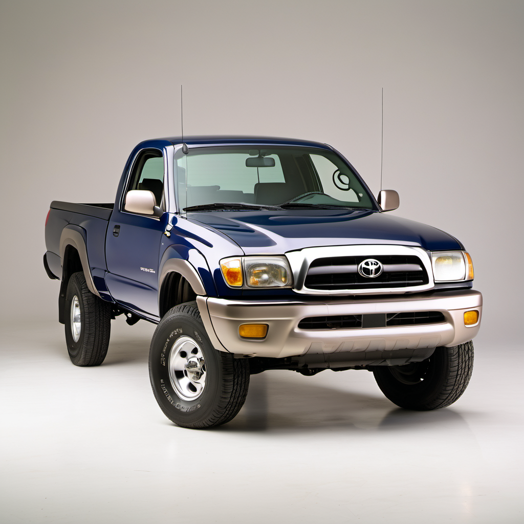 Illustration of a 2000 Toyota Tacoma Regular Cab DELUXE