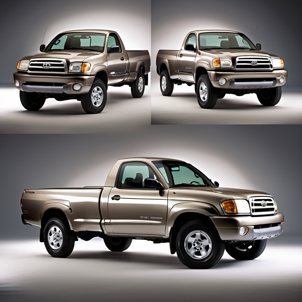 Illustration of a 2000 Toyota Tundra Regular Cab