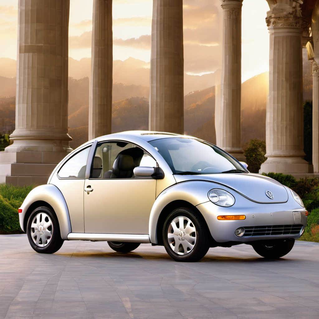 Illustration of a 2000 Volkswagen New Beetle