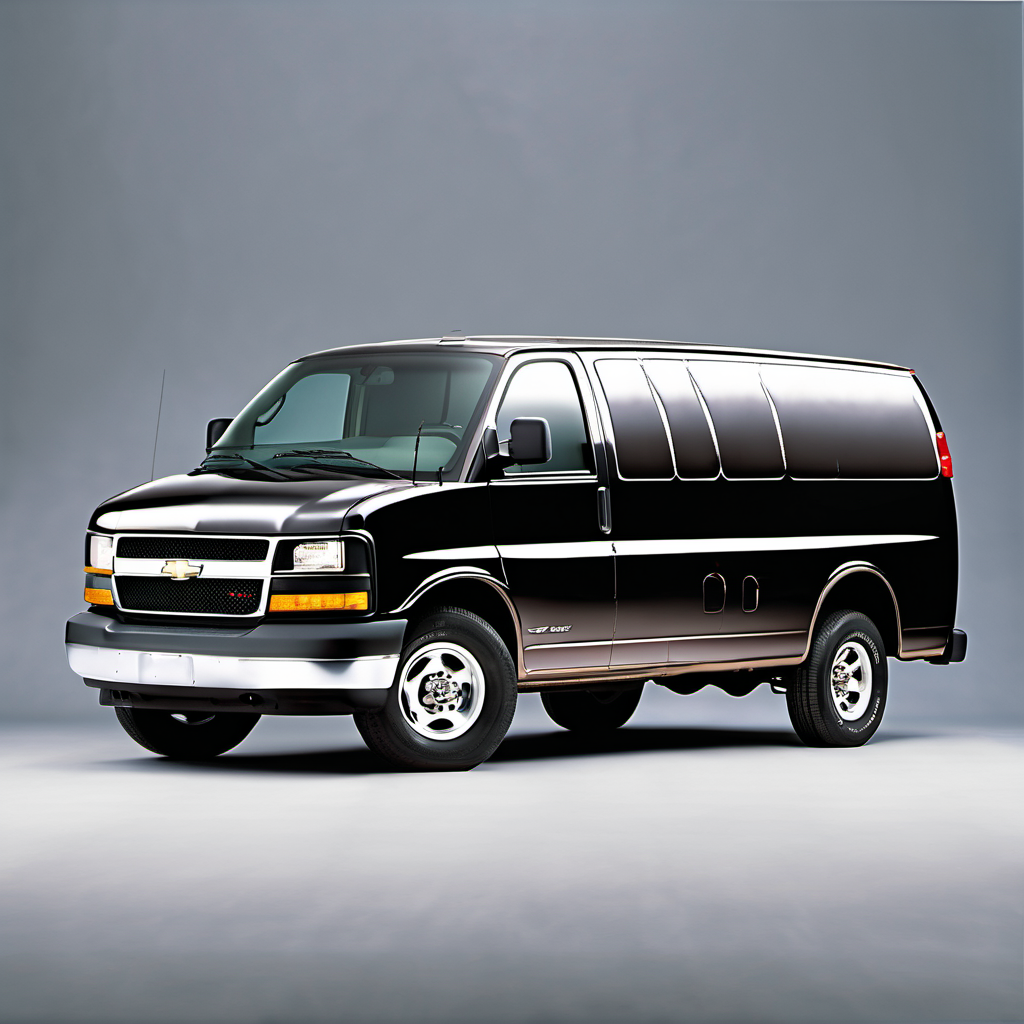 Illustration of a 2001 Chevrolet Express 2500 Passenger