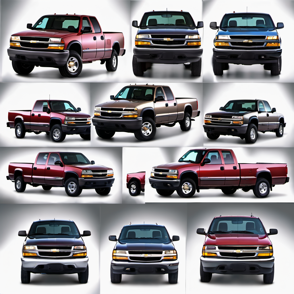Illustration of a 2001 Chevrolet S10 Crew Cab