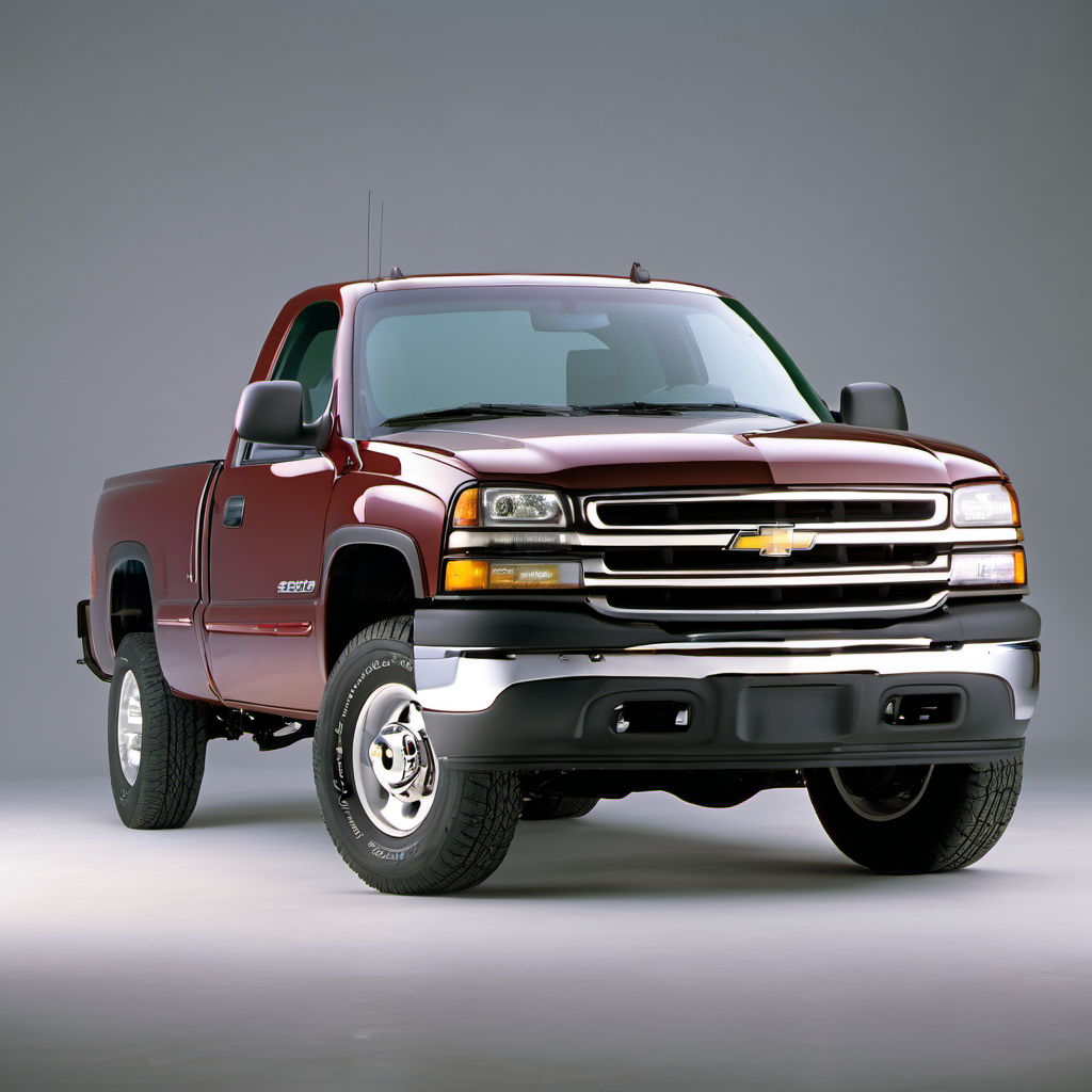 Illustration of a 2001 Chevrolet Silverado 1500 Extended Cab