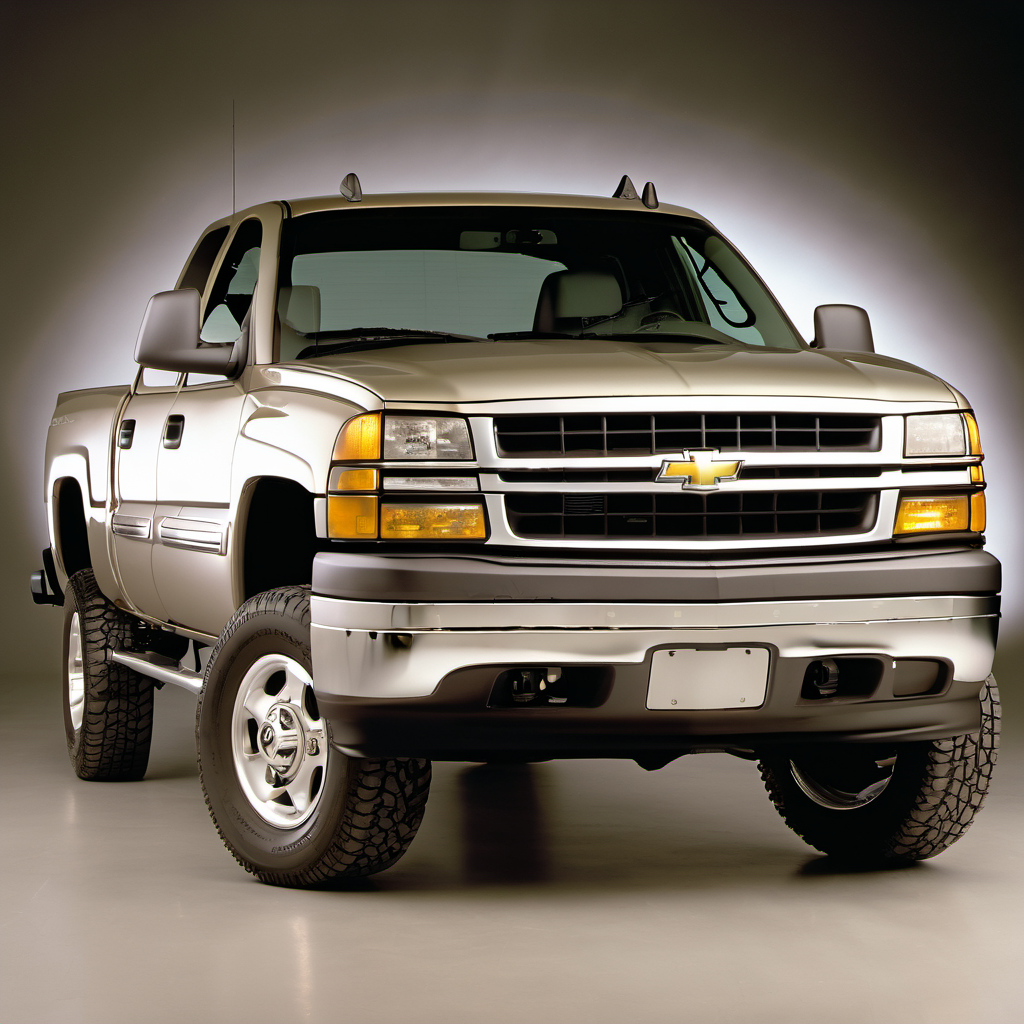 Illustration of a 2001 Chevrolet Silverado 1500 HD Crew Cab