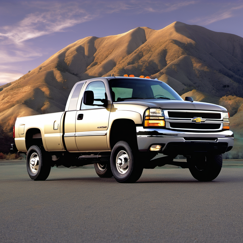 Illustration of a 2001 Chevrolet Silverado 3500 Regular Cab