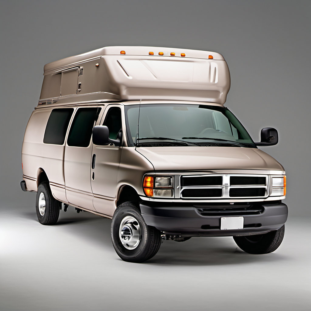 Illustration of a 2001 Dodge Ram Van 3500