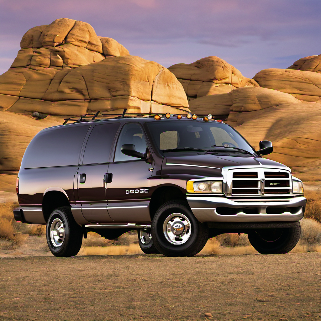 Illustration of a 2001 Dodge Ram Wagon 2500