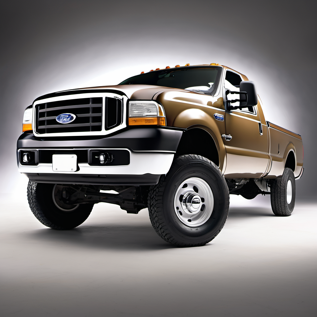 Illustration of a 2001 Ford F250 Super Duty Regular Cab