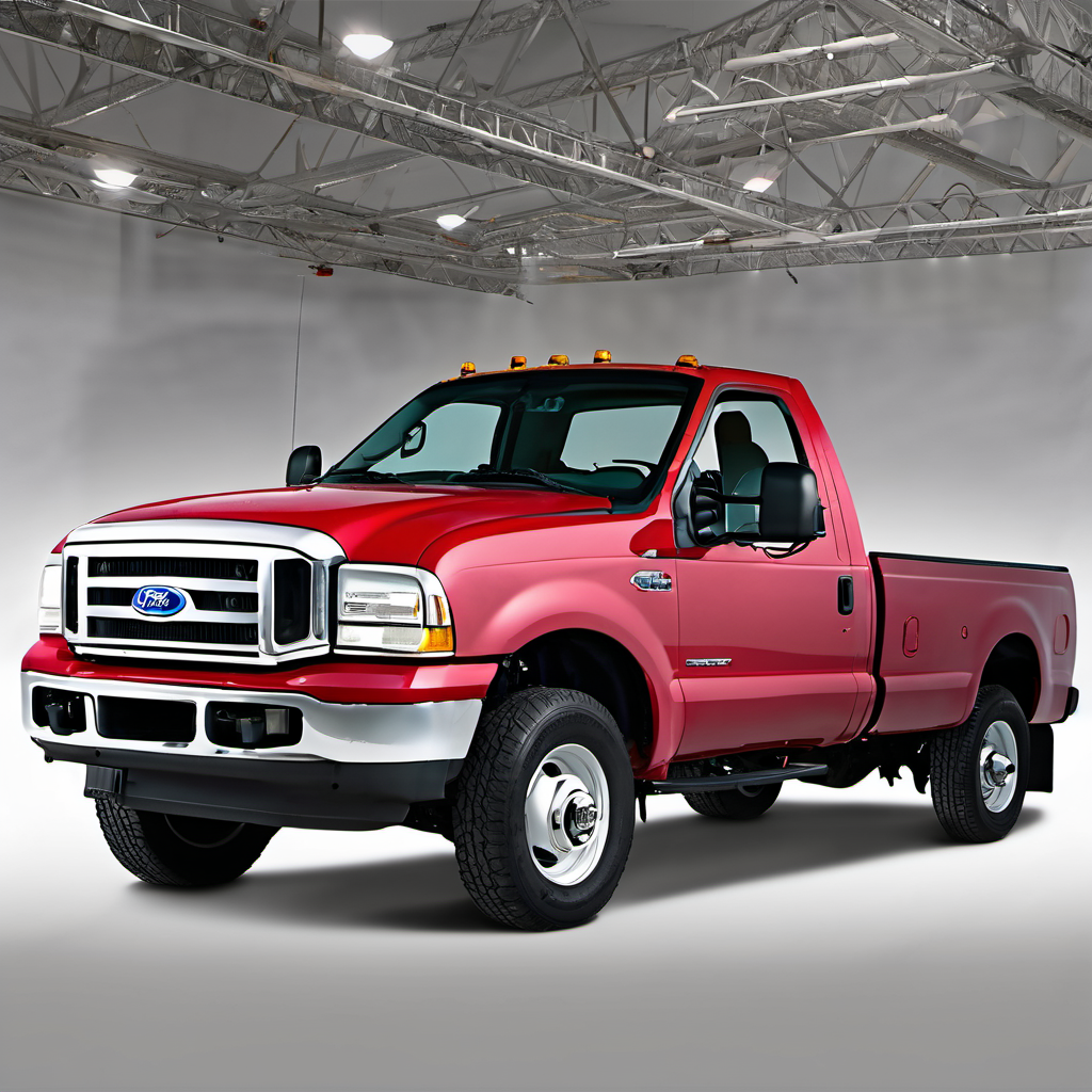 Illustration of a 2001 Ford F350 Super Duty Regular Cab