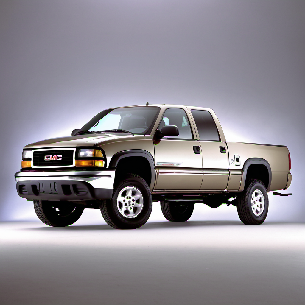 Illustration of a 2001 GMC Sonoma Crew Cab 1/2 Ton