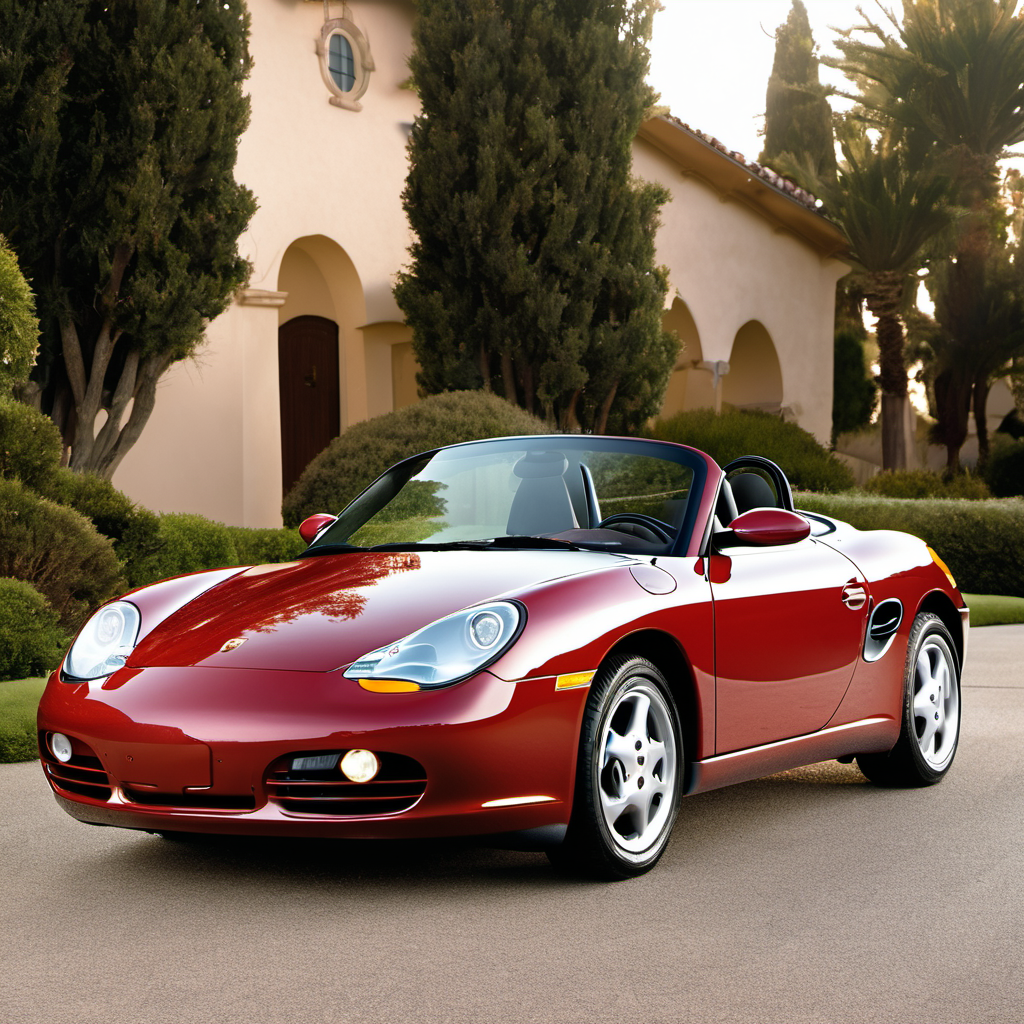 Illustration of a 2001 Porsche Boxster Boxster