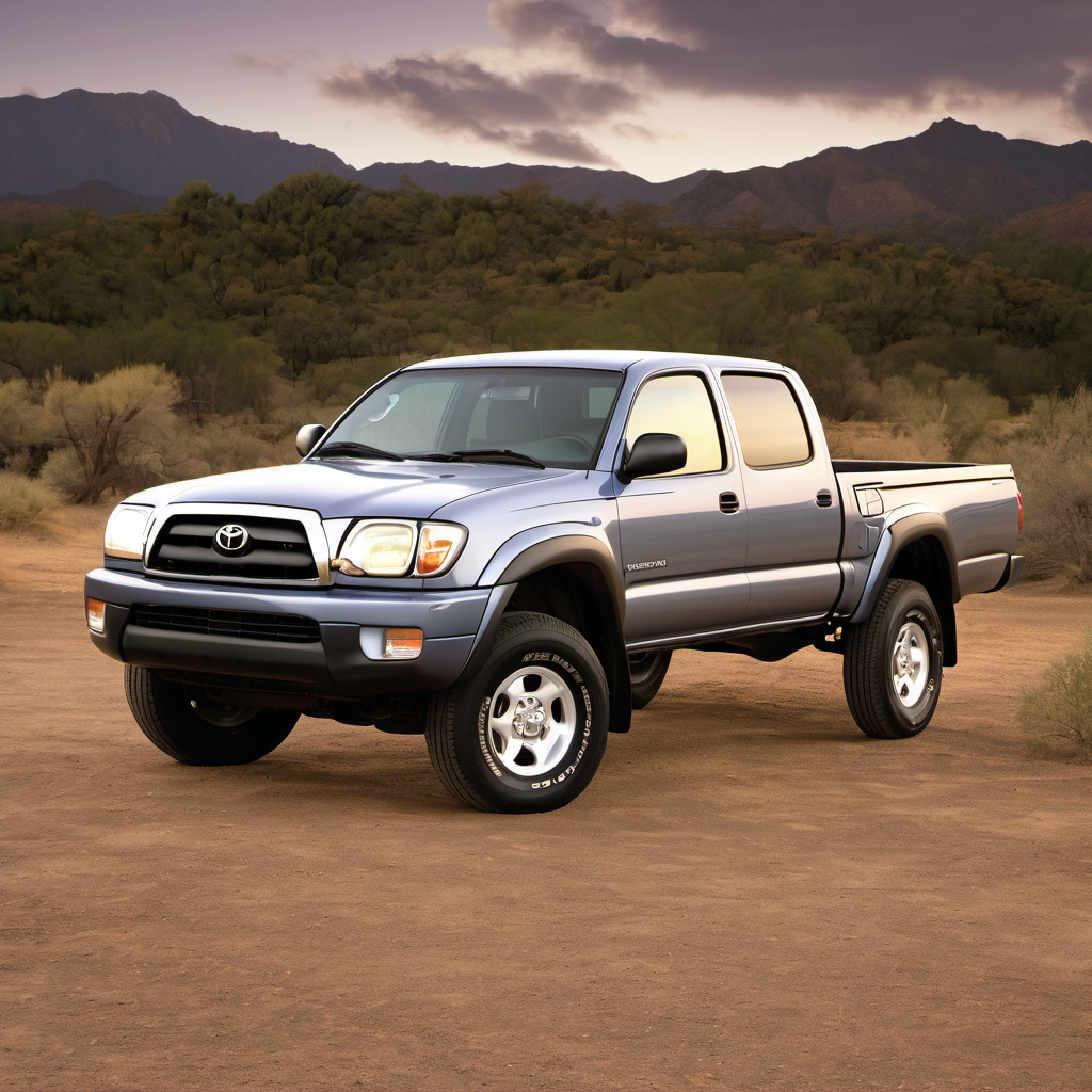Illustration of a 2001 Toyota Tacoma Double Cab DELUXE