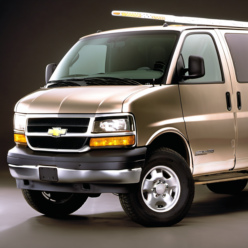 Illustration of a 2002 Chevrolet Express 1500 Passenger