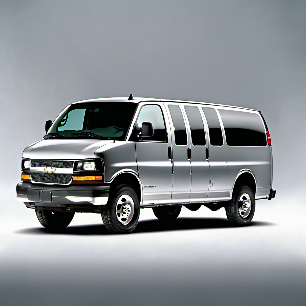 Illustration of a 2002 Chevrolet Express 2500 Passenger