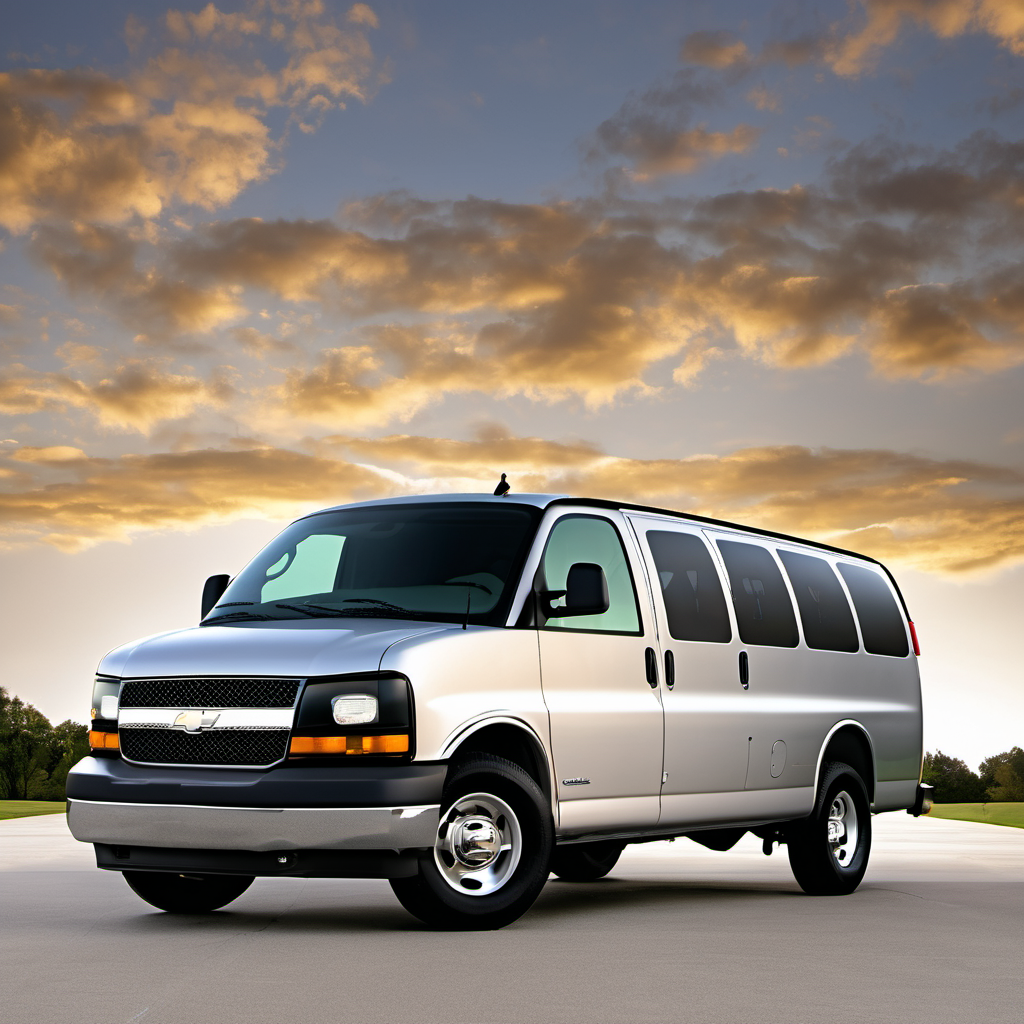 Illustration of a 2002 Chevrolet Express 3500 Passenger