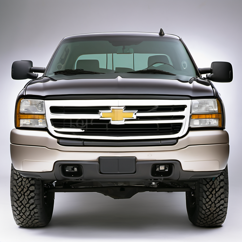 Illustration of a 2002 Chevrolet Silverado 3500 Crew Cab