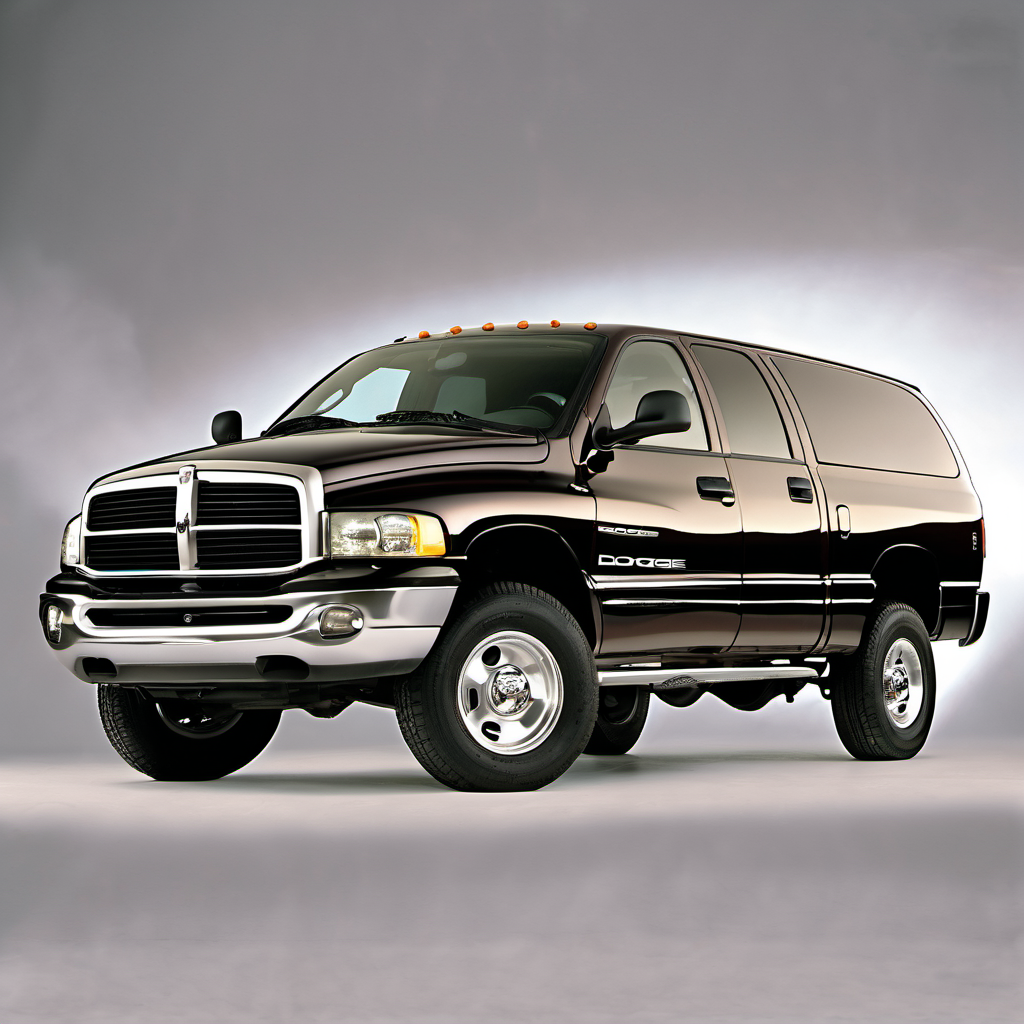 Illustration of a 2002 Dodge Ram Wagon 1500
