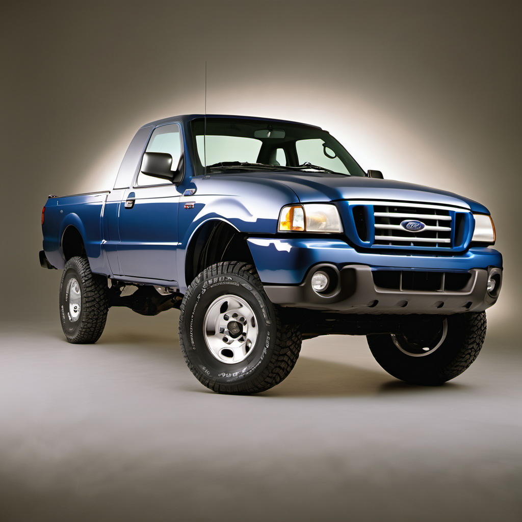 Illustration of a 2002 Ford Ranger SuperCab