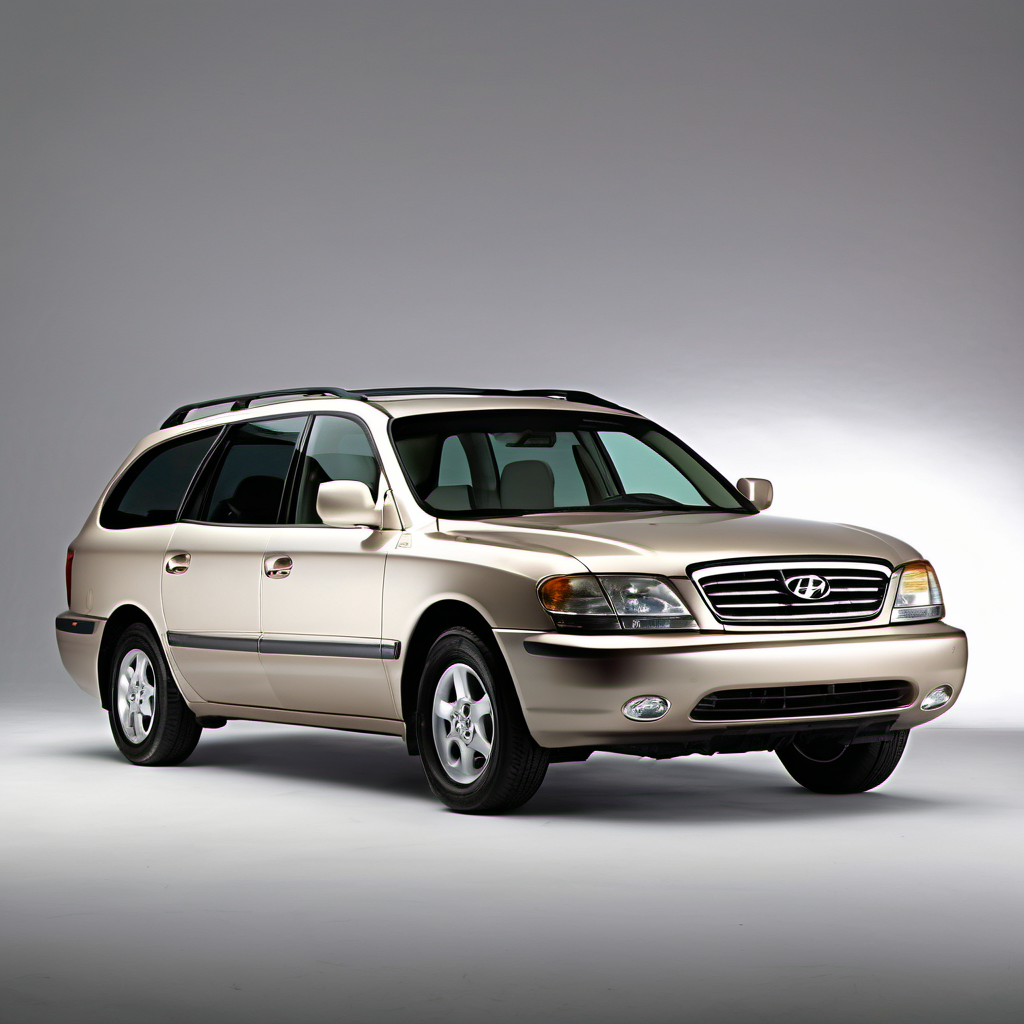 Illustration of a 2002 Hyundai XG350 Super Deluxe (GLS, LS, LX or GS)