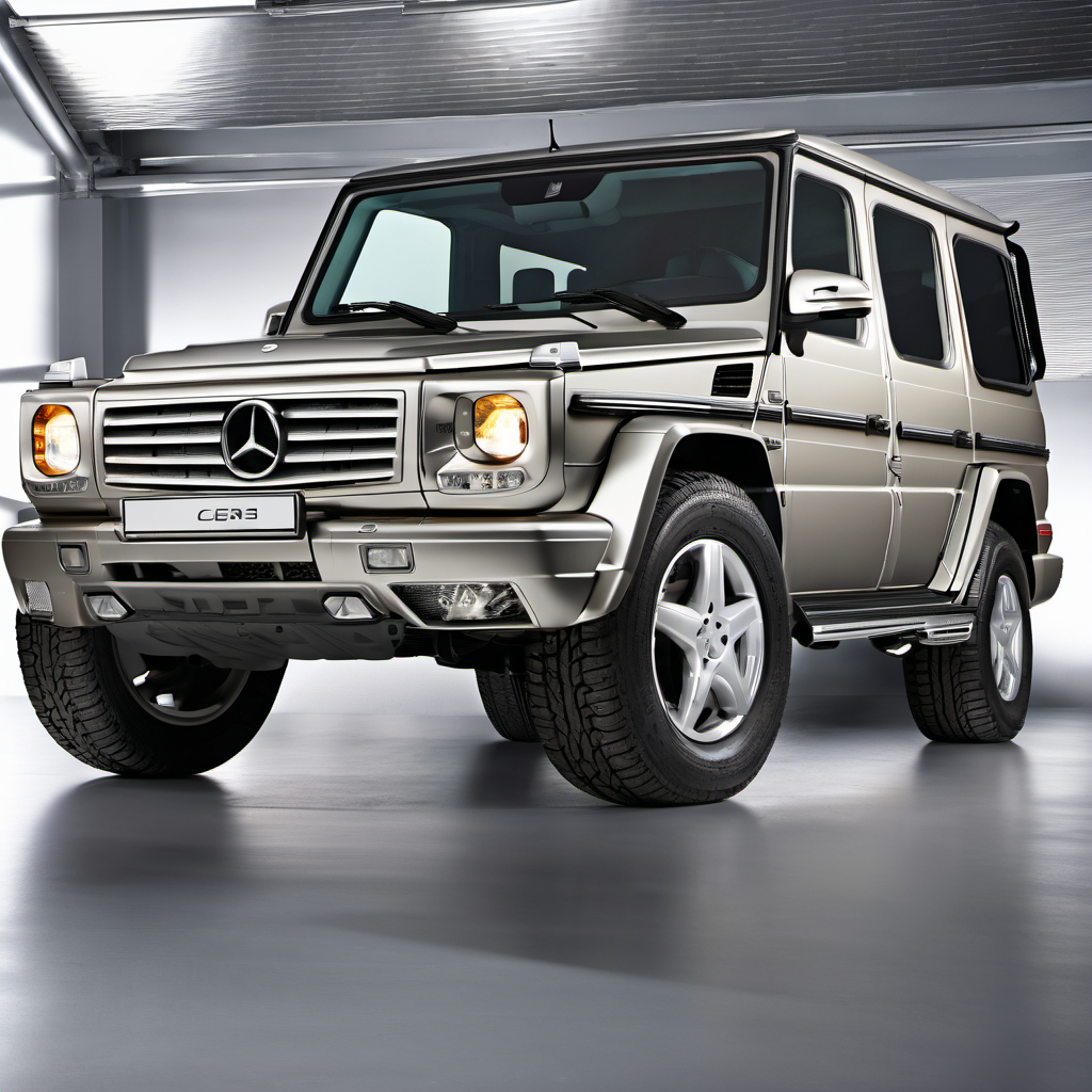 Illustration of a 2002 Mercedes-Benz G-Class G500