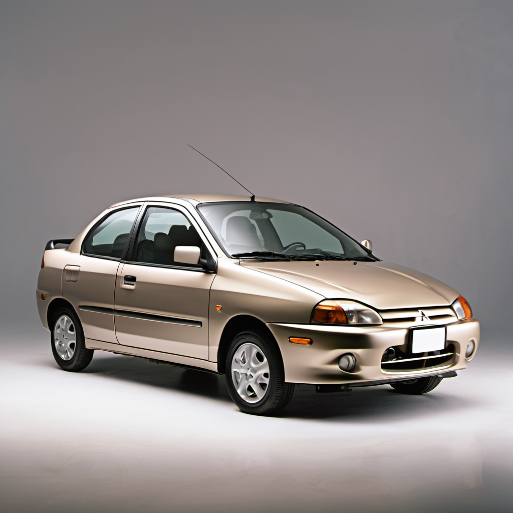 Illustration of a 2002 Mitsubishi Mirage