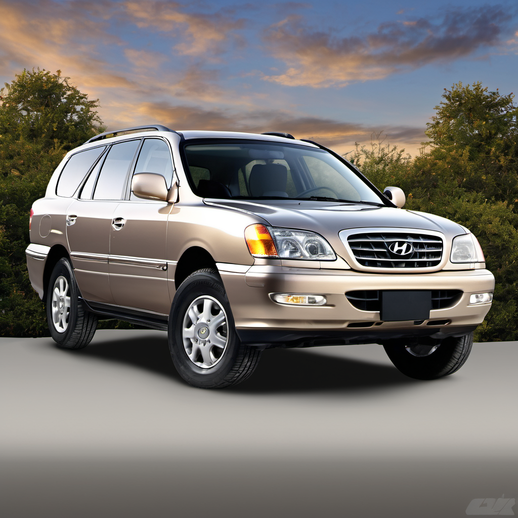Illustration of a 2003 Hyundai XG350