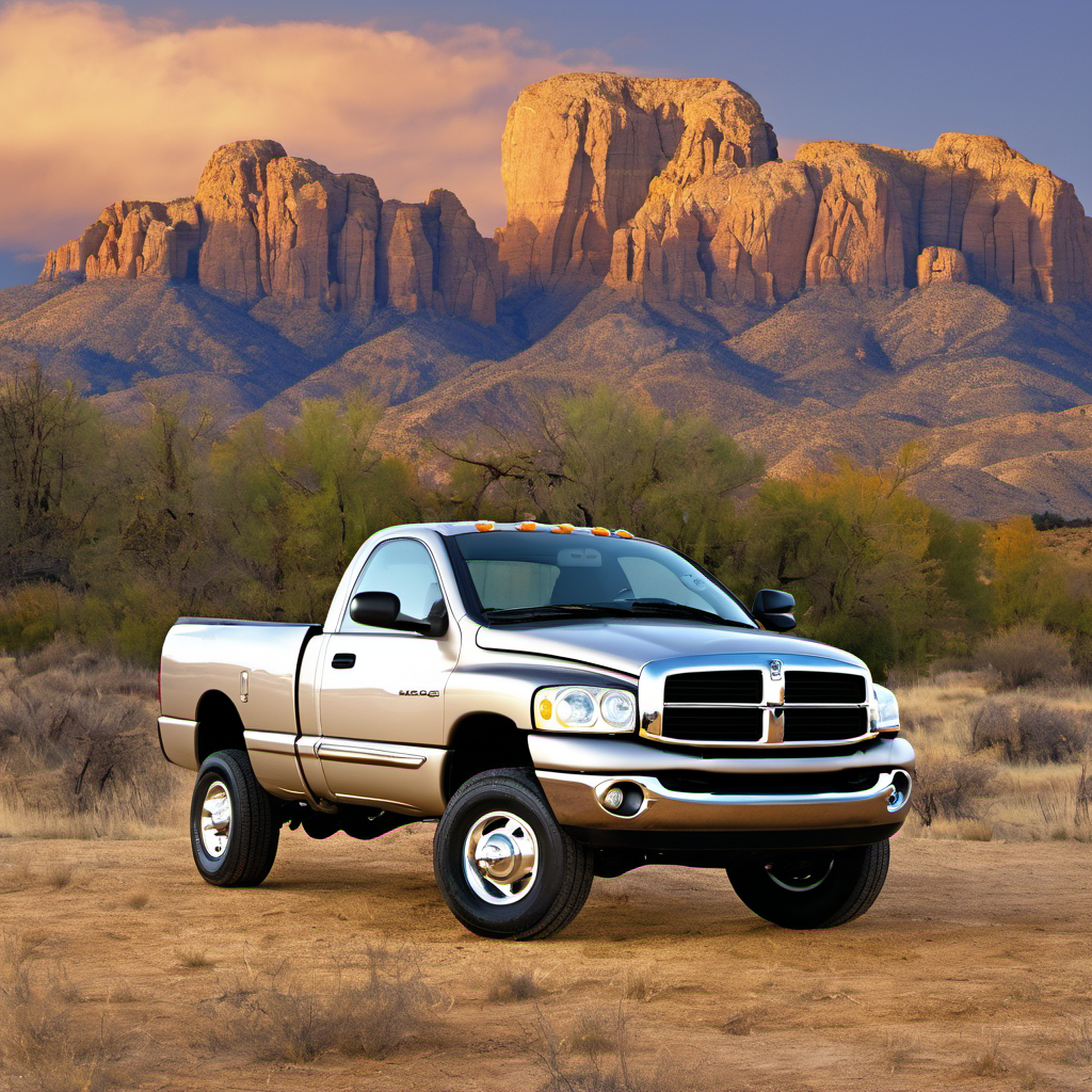 Illustration of a 2004 Dodge Ram 2500 Regular Cab