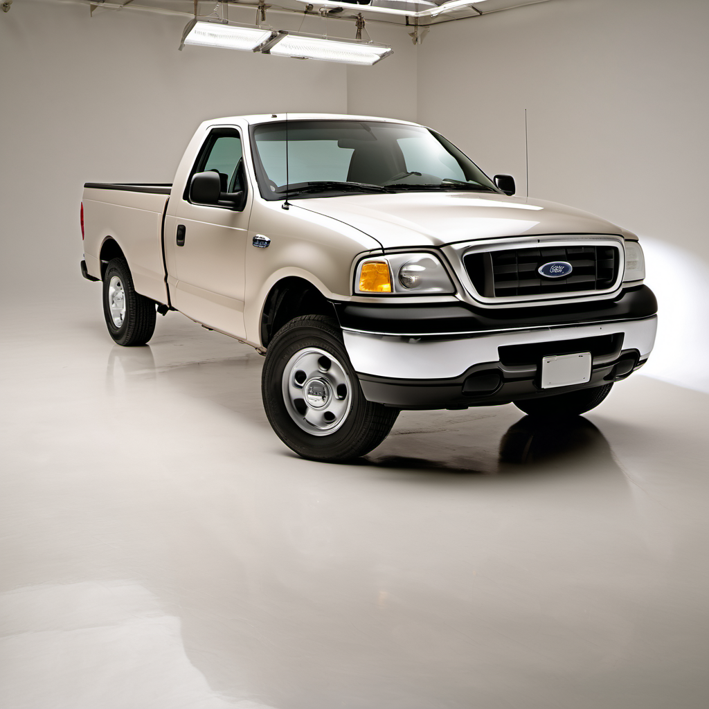 Illustration of a 2004 Ford F150 (Heritage) Regular Cab
