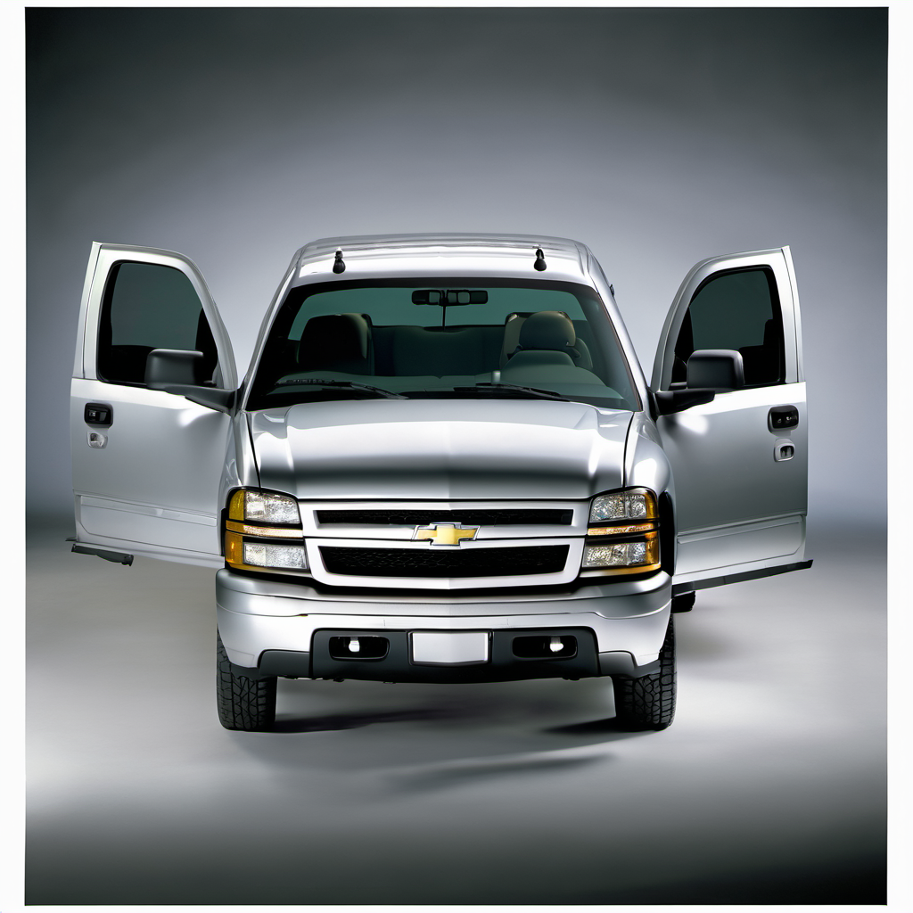 Illustration of a 2005 Chevrolet Silverado 1500 HD Crew Cab