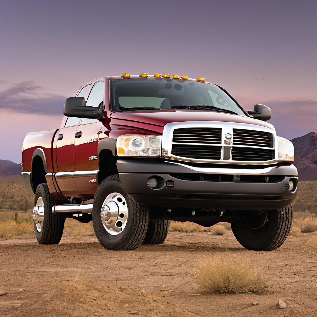 Illustration of a 2005 Dodge Ram 3500 Quad Cab