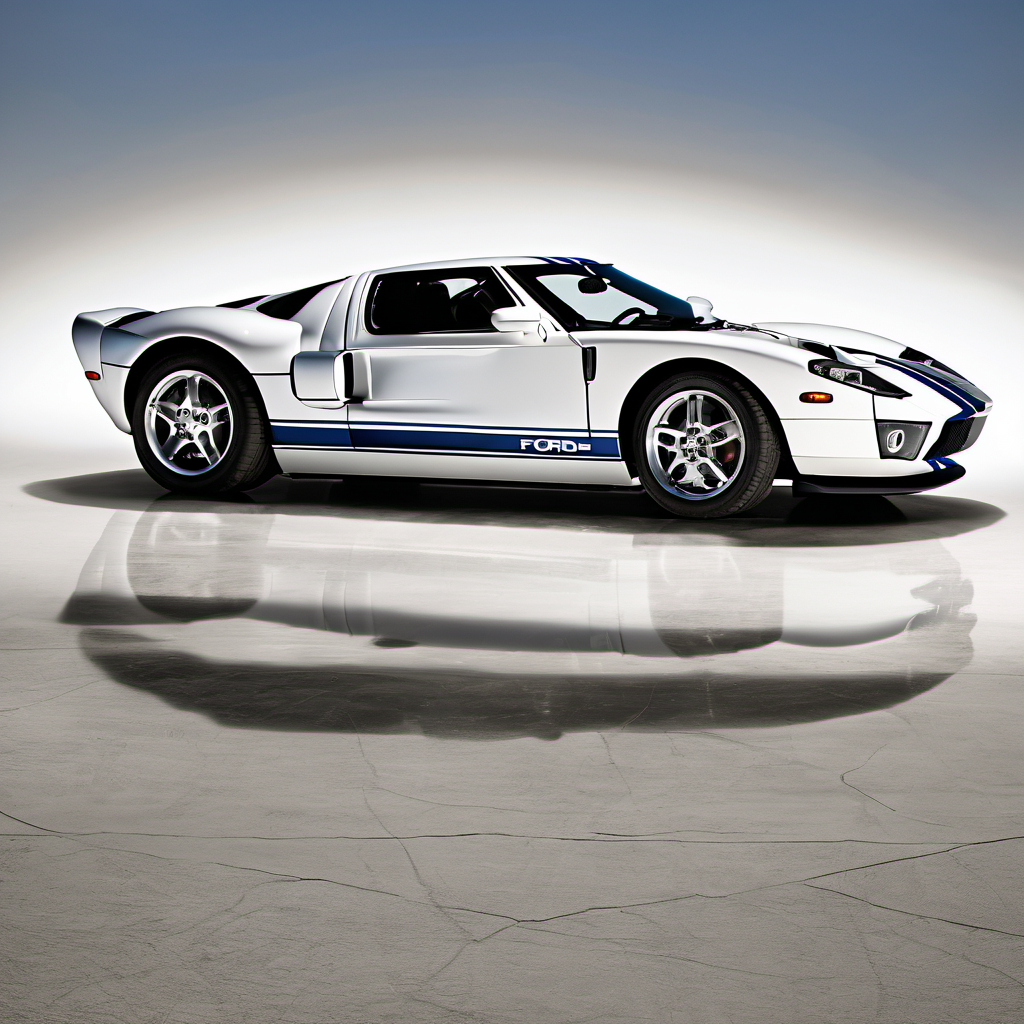 Illustration of a 2005 Ford GT