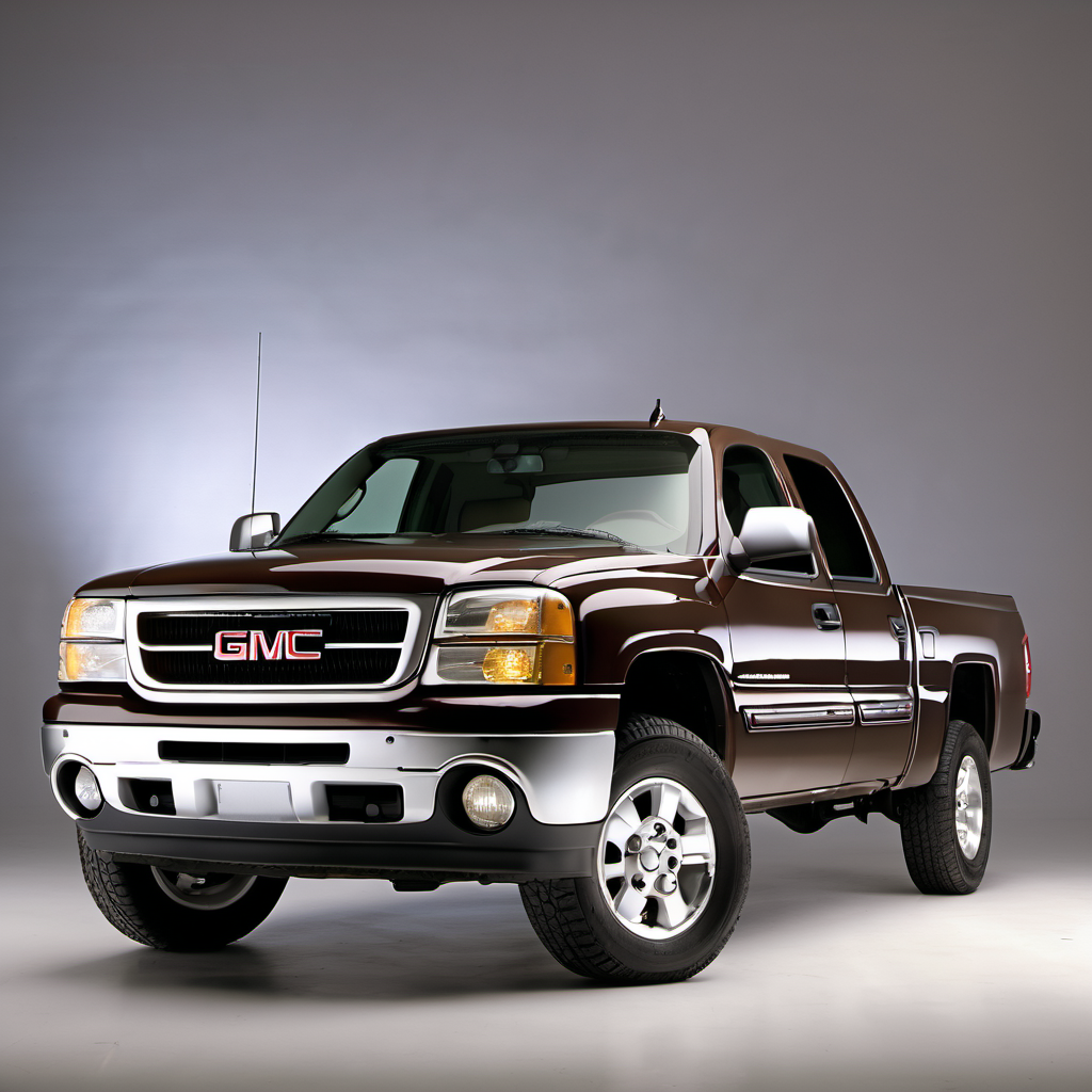 Illustration of a 2005 GMC Sierra 1500 Crew Cab