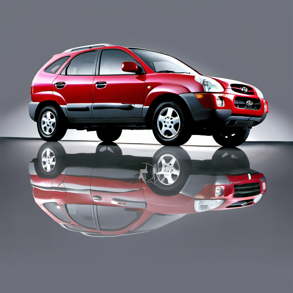 Illustration of a 2005 Hyundai Tucson