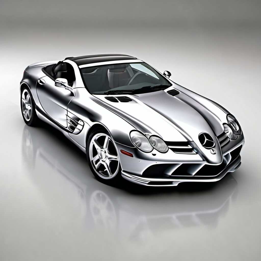 Illustration of a 2005 Mercedes-Benz SLR McLaren