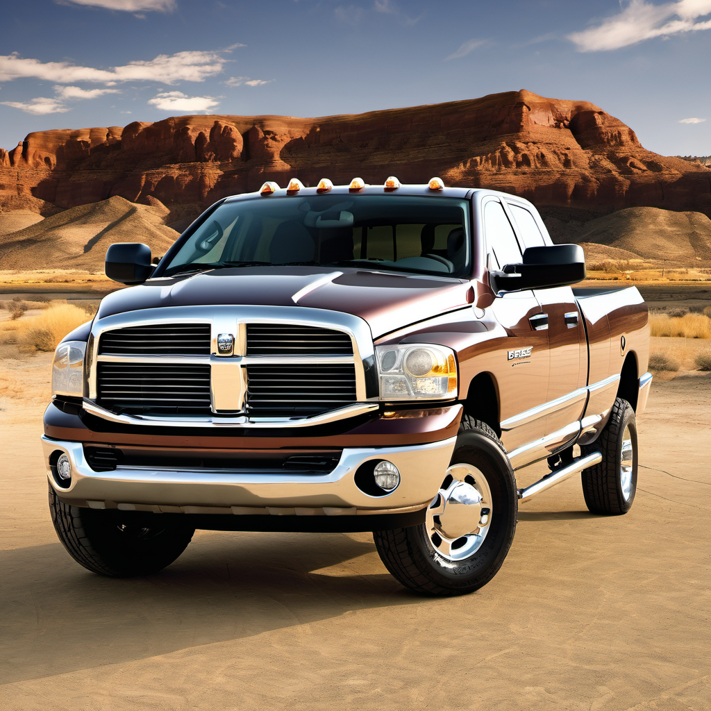 Illustration of a 2006 Dodge Ram 1500 Mega Cab 1500