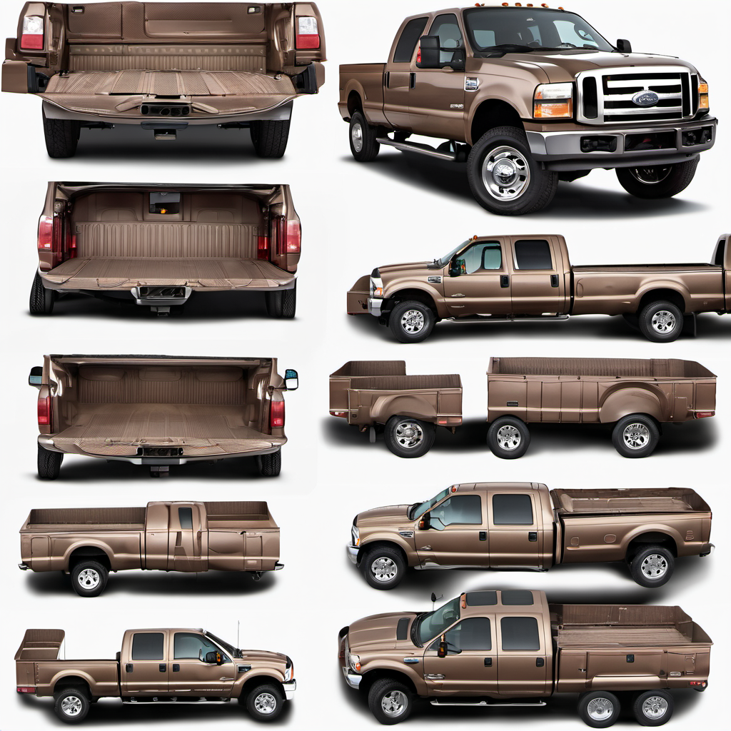 Illustration of a 2006 Ford F250 Super Duty Crew Cab