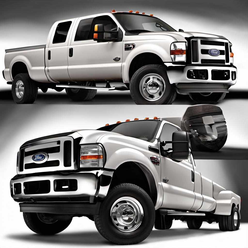 Illustration of a 2006 Ford F350 Super Duty Super Cab
