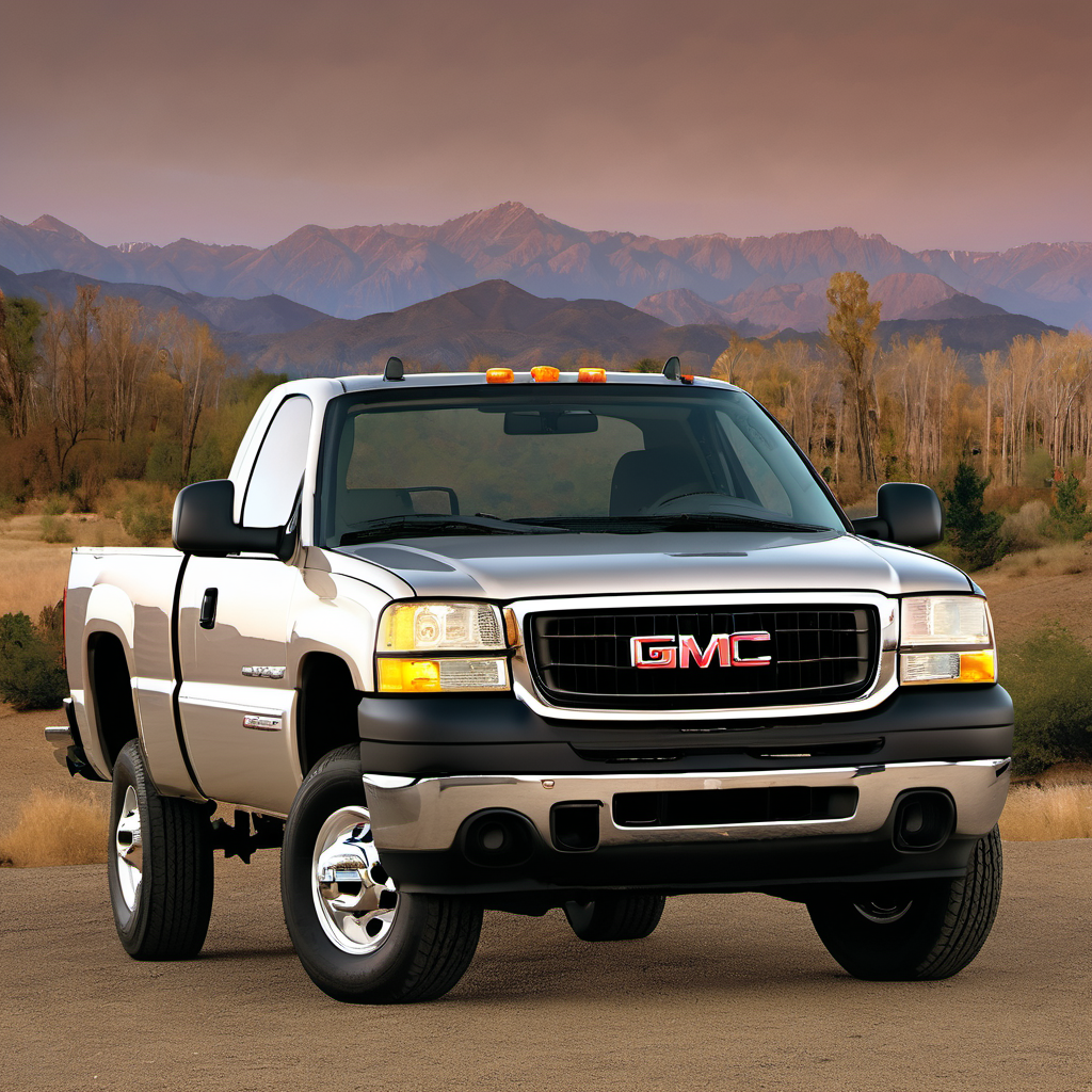 Illustration of a 2006 GMC Sierra 2500 HD Regular Cab
