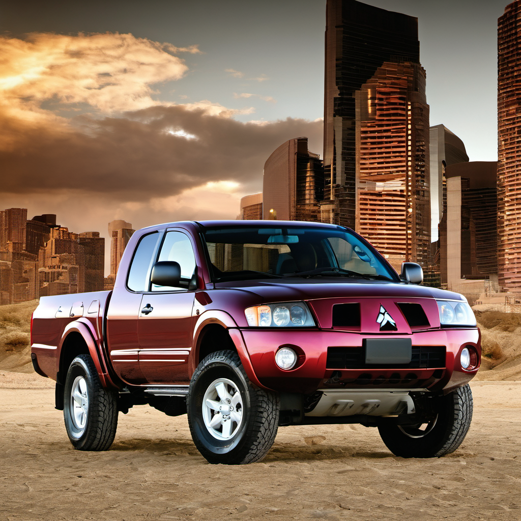 Illustration of a 2006 Mitsubishi Raider Extended Cab