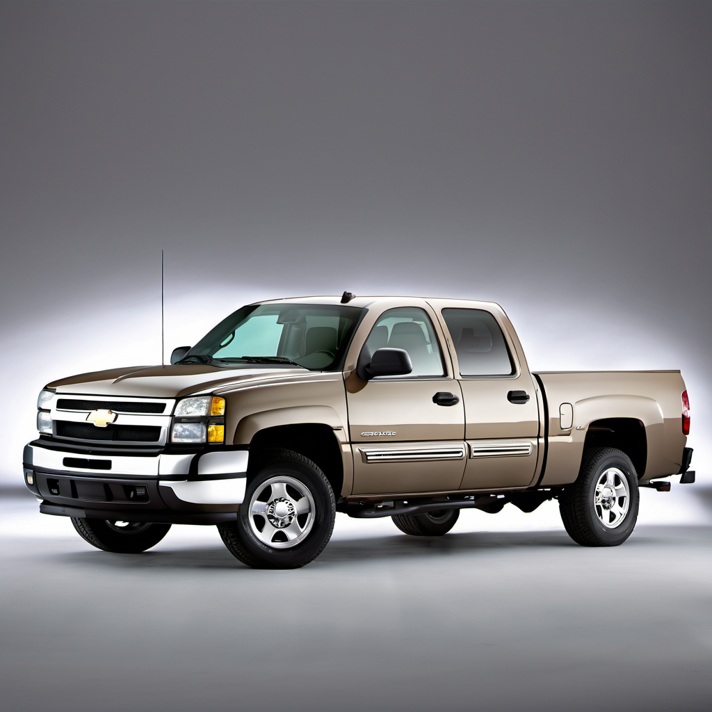 Illustration of a 2007 Chevrolet Silverado (Classic) 1500 Crew Cab