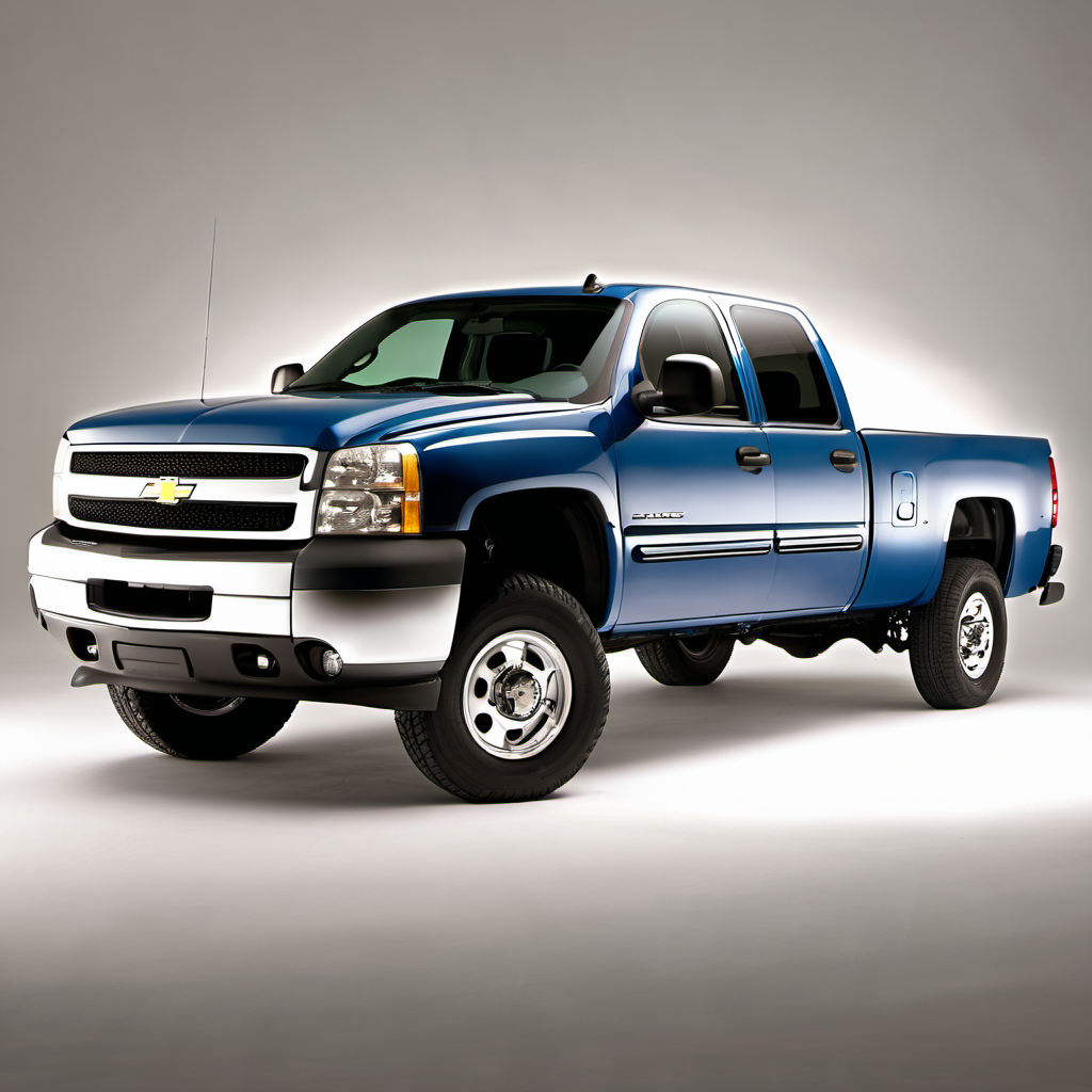 Illustration of a 2007 Chevrolet Silverado (Classic) 2500 HD Crew Cab