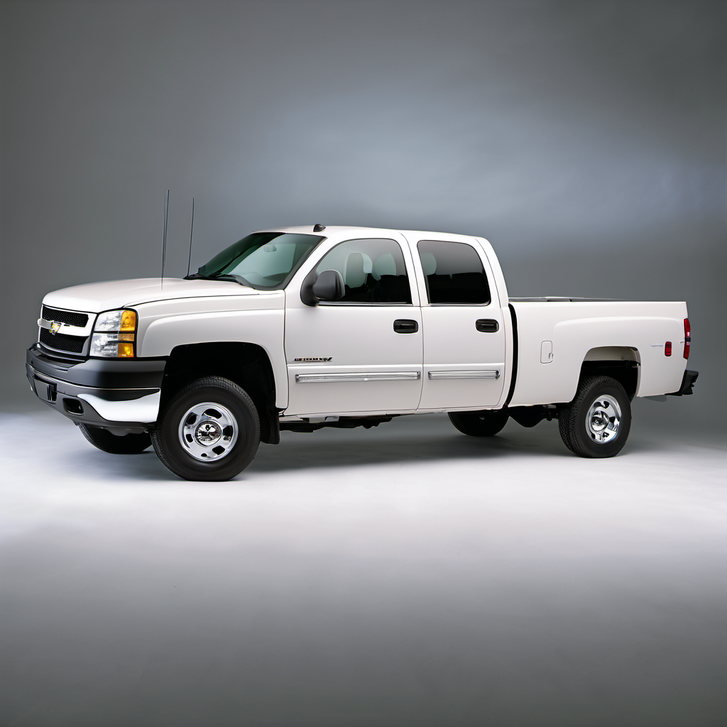 Illustration of a 2007 Chevrolet Silverado (Classic) 3500 Crew Cab