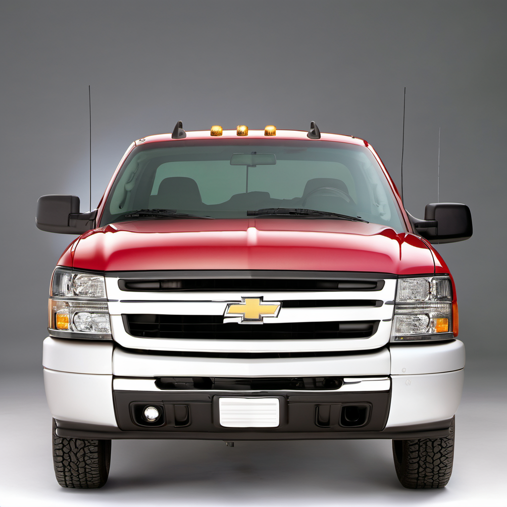 Illustration of a 2007 Chevrolet Silverado (Classic) 3500 Extended Cab
