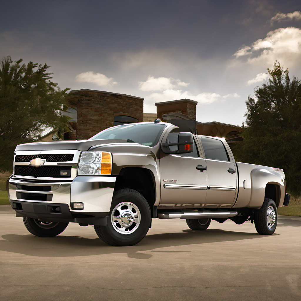 Illustration of a 2007 Chevrolet Silverado 3500 HD Crew Cab