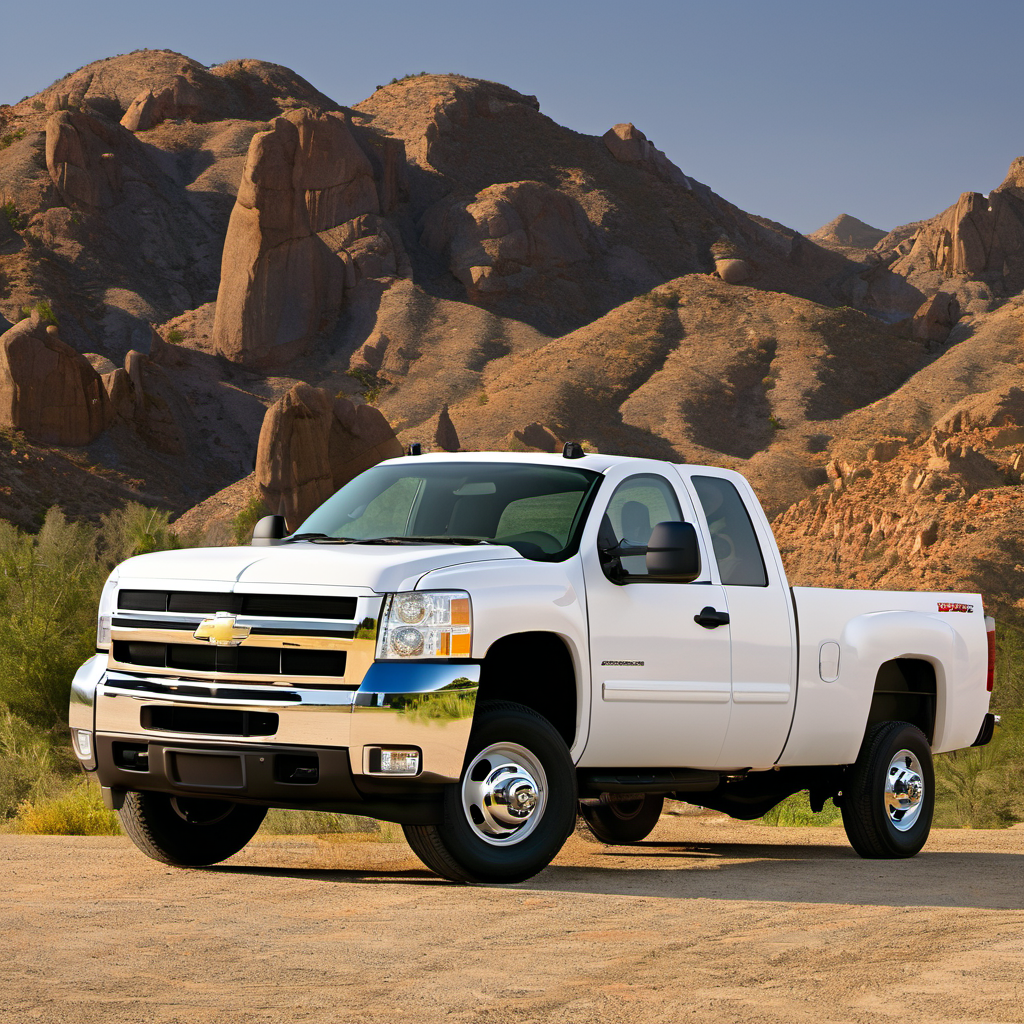Illustration of a 2007 Chevrolet Silverado 3500 HD Regular Cab