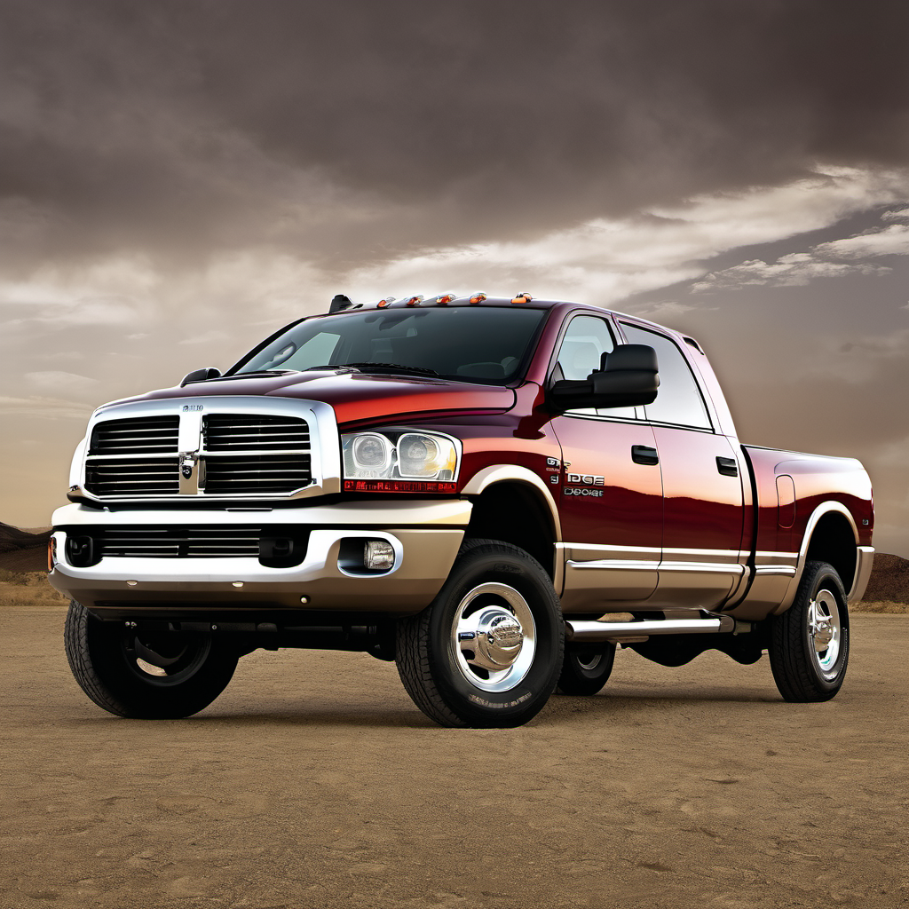 Illustration of a 2007 Dodge Ram 2500 Mega Cab DR (2500)