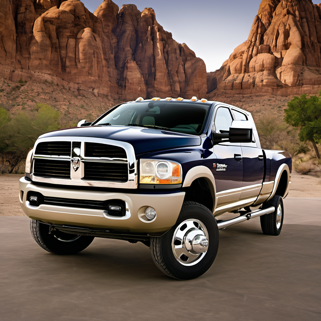 Illustration of a 2007 Dodge Ram 3500 Mega Cab D1 (3500)
