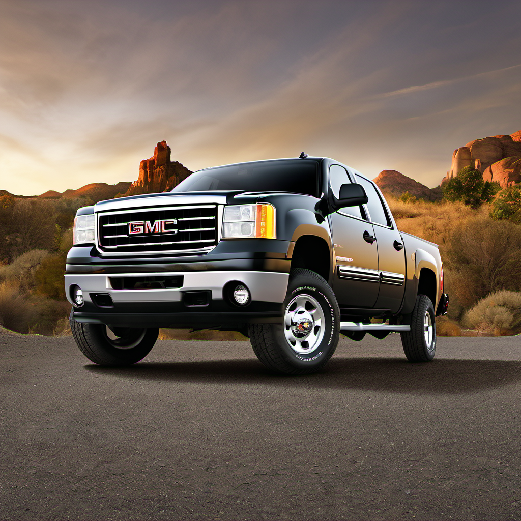 Illustration of a 2007 GMC Sierra (Classic) 1500 Crew Cab