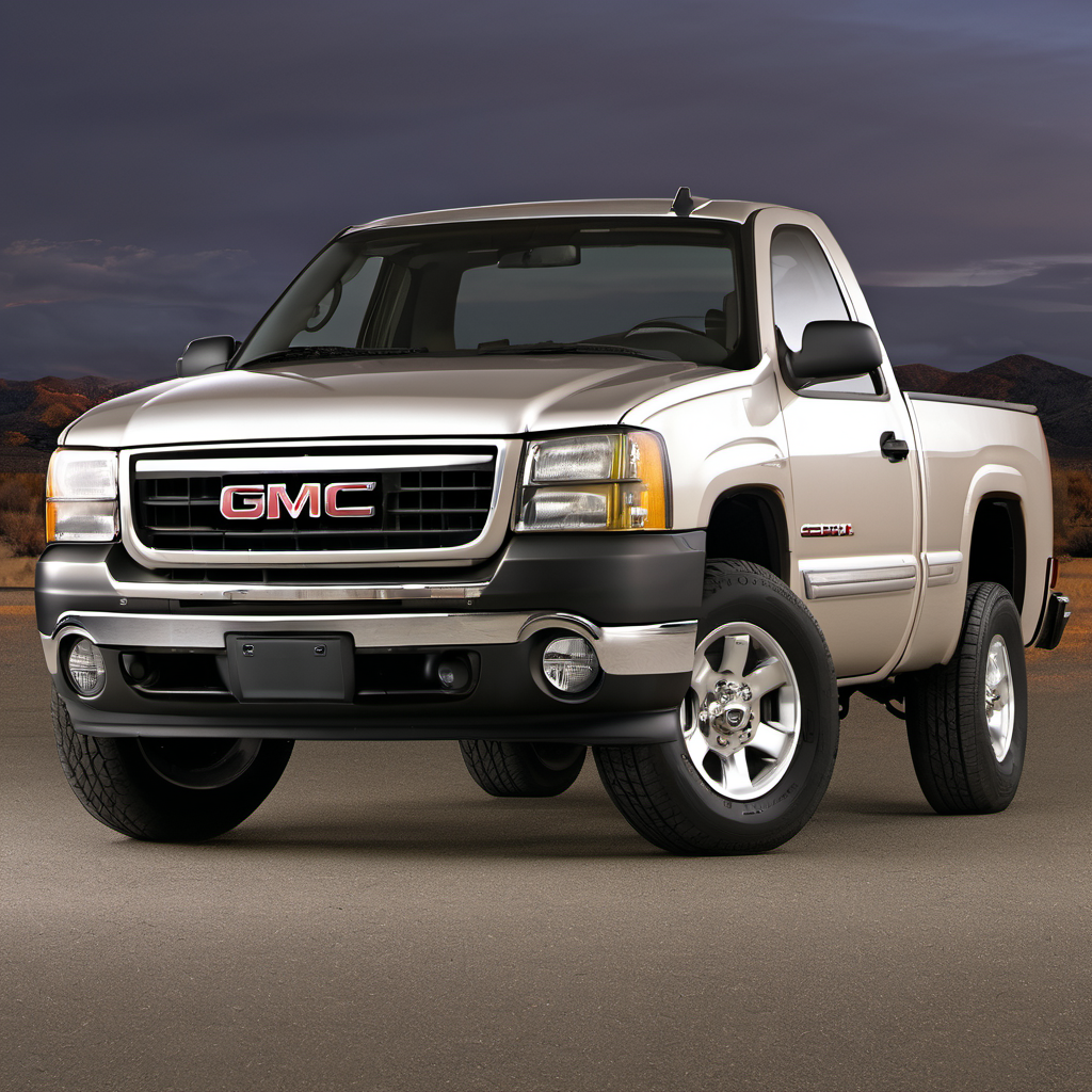 Illustration of a 2007 GMC Sierra (Classic) 1500 Regular Cab