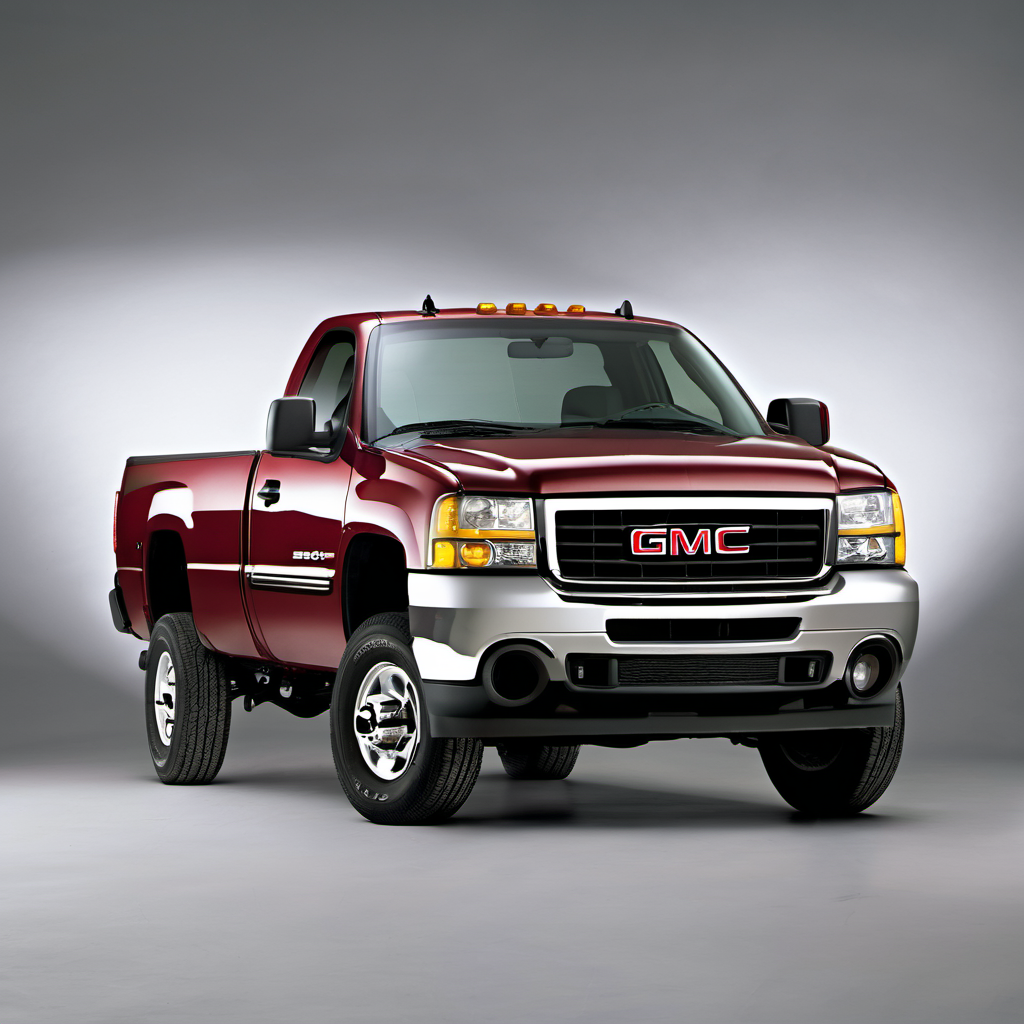 Illustration of a 2007 GMC Sierra (Classic) 2500 HD Regular Cab