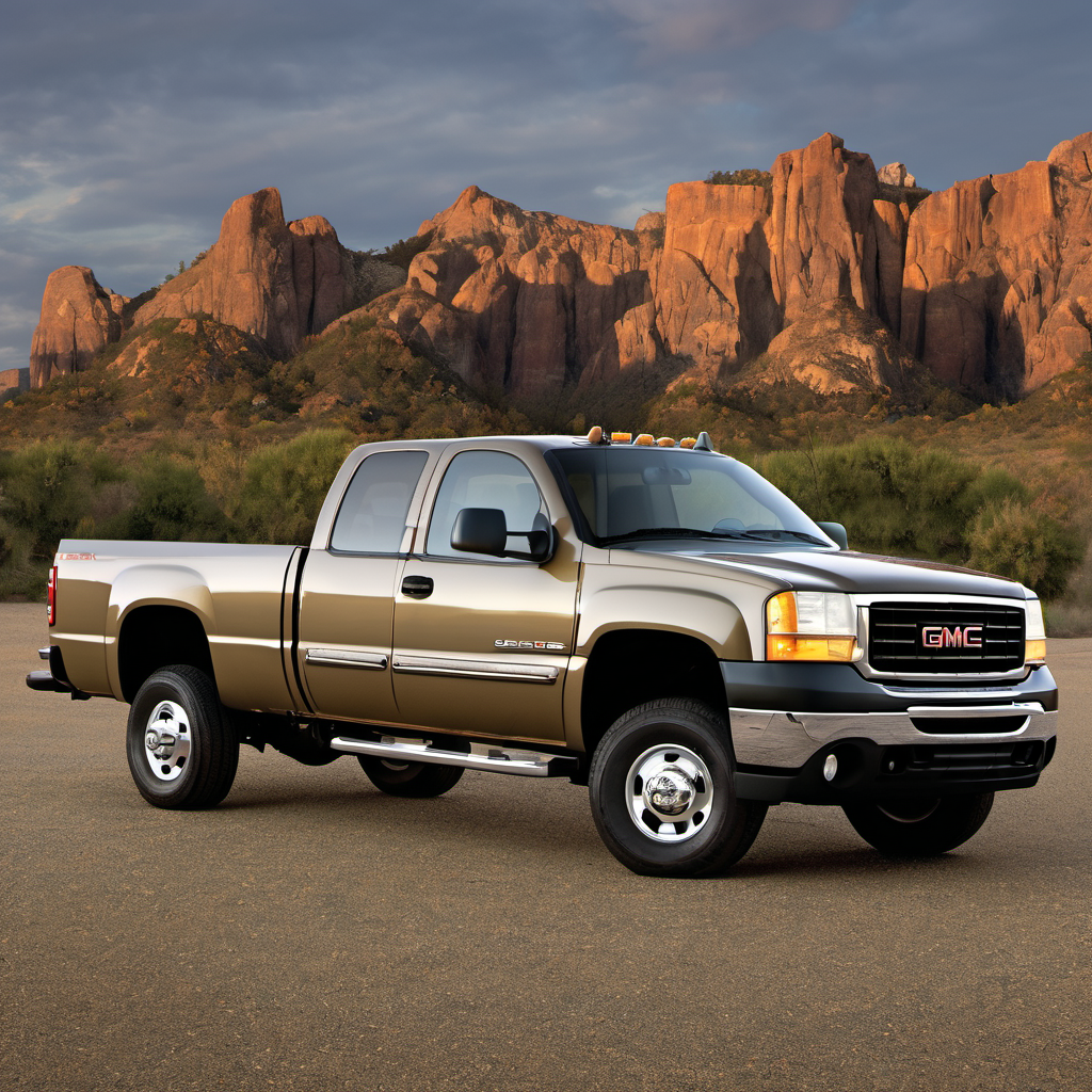 Illustration of a 2007 GMC Sierra (Classic) 3500 Extended Cab